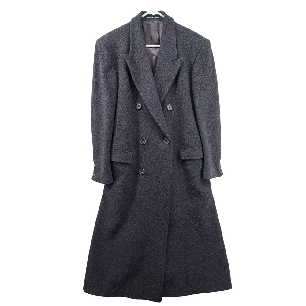 VTG 1980/90's Grandpacore trench, size small/med tailored vintage pea coat